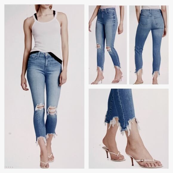 L'AGENCE High Line Skinny Deconstruct GUC $298 Size 26   J1396 - Picture 1 of 9